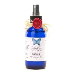  Sacred Aromatherapy Mist ~ 4 oz in a cobalt blue glass 