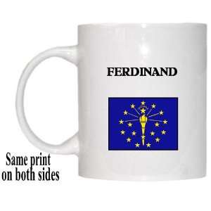    US State Flag   FERDINAND, Indiana (IN) Mug 