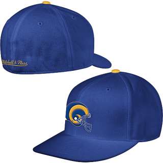 St. Louis Rams Hats Mitchell & Ness Los Angeles Rams Fitted Throwback 