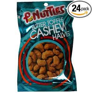Adams & Brooks P Nuttles Cashews, 2 Ounce Units (Pack of 24)  