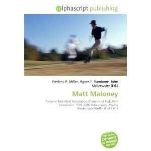 Matt Maloney [Paperback]