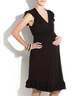 Black (Black) Heavenly Bump Black Jersey Dress  241088901  New Look