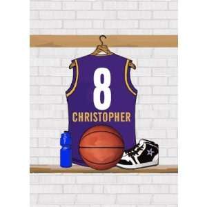  Personalized Basketball Jersey (PG) Card Health 