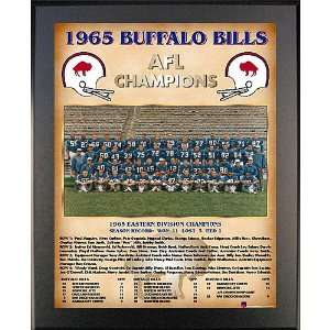 Healy Buffalo Bills 1965 Afl Champions 11X13 Team Picture Plaque 