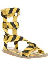 BERNHARD WILLHELM X CAMPER   striped sandal