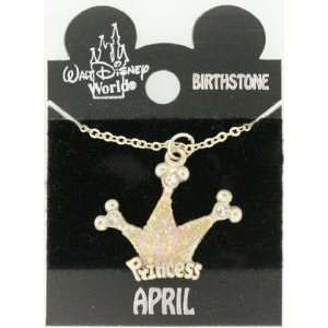  Sparkling Birthday Birthstone Necklace ~ April 