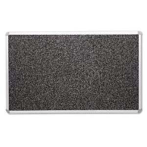 BALT  Recycled Rubber Tak Tackboard, 72 x 48, Black w/ Aluminum Frame 