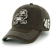 Mens 47 Brand Cleveland Browns Badger Retro Slouch Flex Hat 
