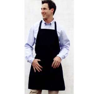   65/35 poly cotton twill butcher apron with 39 ties.