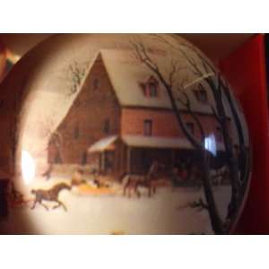  Classic Christmas Ornament Currier & Ives Trademark Coca 