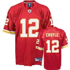  Brodie Croyle Red Reebok NFL Premier Kansas City Chiefs 