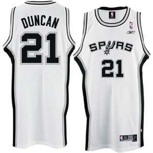  Reebok San Antonio Spurs #21 Tim Duncan White Swingman 