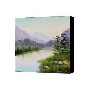 Mountain River Overture Landscape Oil Painting by Northern California 