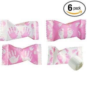 Party Sweets Fingers & Toes/Girl Buttermints, 7 Ounce Bags (Pack of 6 