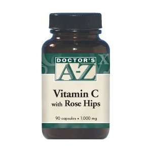  Vitamin C & Rose Hips 1,000 mg 90 Caps by Doctors A Z 