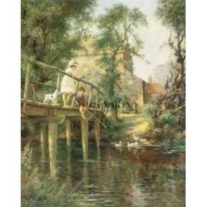   The Bridge artist William Kay Blacklock 19.75x24.5