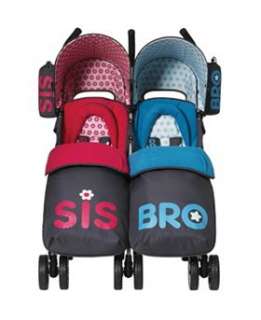 Cosatto You 2 pushchair   Sis and Bro   Boots