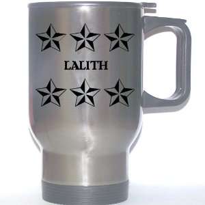  Personal Name Gift   LALITH Stainless Steel Mug (black 