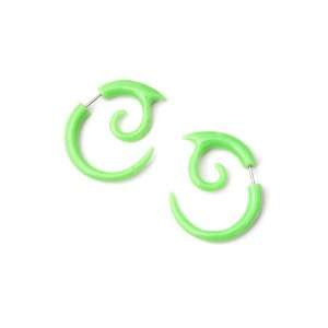  Green Swirl Faux Pincher 2 Pack Jewelry
