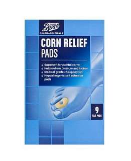 Boots Pharmaceuticals Corn Relief Pads 9 Felt Pads   Boots