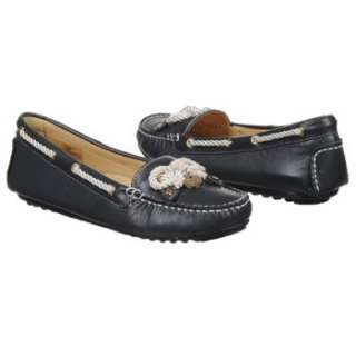 Womens Wanted Catalina Navy Leather Shoes 