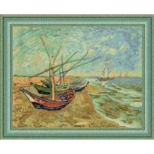  Van Gogh Bateaux 31x38 Furniture & Decor