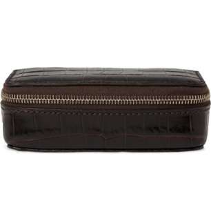   and covers  Travel cases  Crocodile Embossed Leather Camera Case