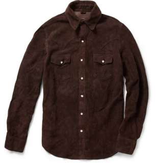  Clothing  Casual shirts  Plain shirts  Suede Western 