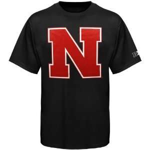 NCAA Nebraska Cornhuskers Big Ten Team Logo T Shirt   Black  