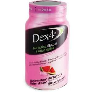 Dex 4 Glucose Tabs, Watermelon, 50/Bottle