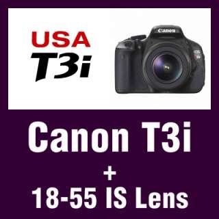 USA Model CanonT3i 600D +18 55 IS Lens. EOS Digital Rebel SLR Camera 