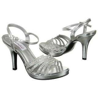 Womens Dyeables Leah Silver Shoes 