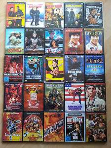 DVD Sammlung Jackie Chan Bruce Lee Jet Li usw. 41 DVDs  