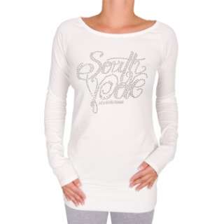 Southpole Damen Sweatshirt Long Shirt Longsleeve  