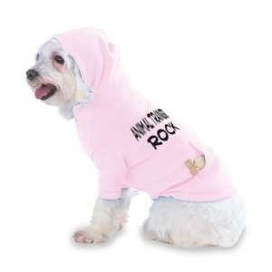 Animal Trainers Rock Hooded (Hoody) T Shirt with pocket for your Dog 