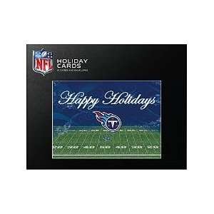 TENNESSEE TITANS 7 by 10 Team Logo CHRISTMAS / HOLIDAY CARDS (Box of 