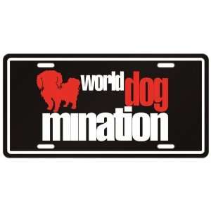  New  Pekingese  World Dog   Mination  License Plate Dog 