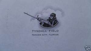 Tyndall Field, Panama City, Florida Stationary sheet  