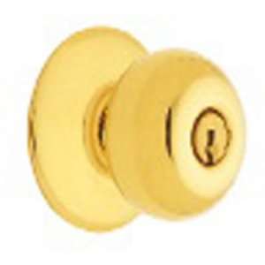  SCHLAGE LOCK CO Bright Brass Georgian Design Entry Lockset 