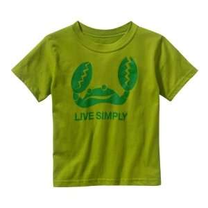    Patagonia Kids   Baby Live Simply Crab T Shirt   Gecko Green Baby