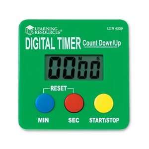   Learning Resources Ler4339 Digital Timer Count Down/up Toys & Games