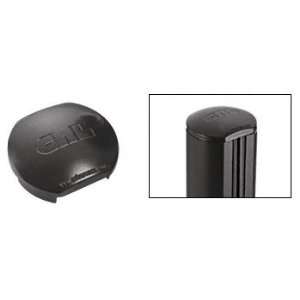  CRL Matte Black Aluminum Windscreen System Round Post Cap 