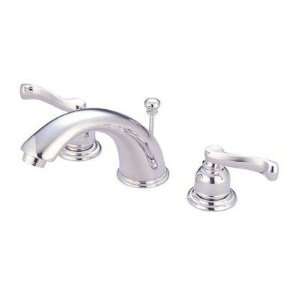  Mini Widespread Bathroom Faucet with French Lever Handles 