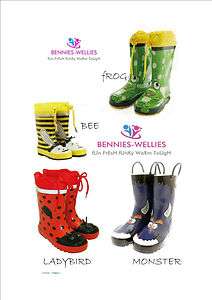 Childrens Wellies Infants Winter Wellington Boots 100% Waterproof 