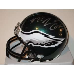 Lesean Mccoy Philadelphia Eagles Signed Autographed Mini Helmet Coa 