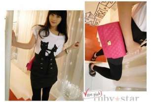 Korean styles Pu Leather lady girl handbag shoulder bag  
