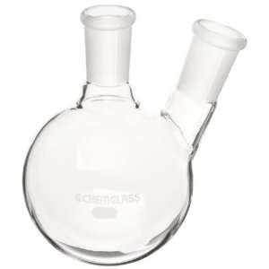 10 Glass 500mL Round Heavy Wall 2 Neck Bottom Boiling Flask with 24/40 