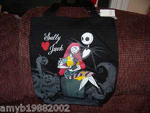 Disneys Sally loves Jack Nightmare before christmas bag NEW  