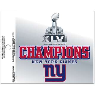 New York Giants Rico New York Giants Super Bowl XLVI Champions Small 
