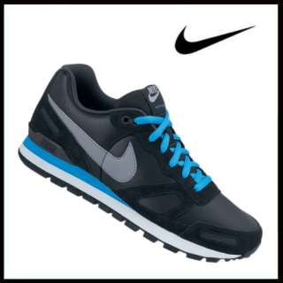 Nike Air Waffle Trainer Leather black/blue (001)Nike Air Waffle 